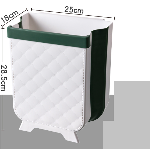 Foldable Wall-Mounted Kitchen Bin | Space-Saving Waste Organizer