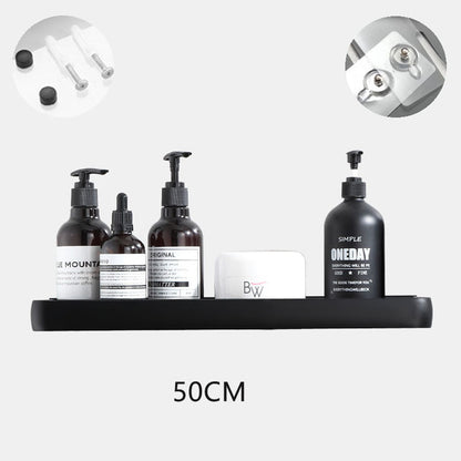 The Drill-Free Bathroom Organizer Shelf & Towel Rack