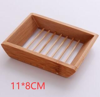 Bamboo Soap Dish | Natural Wooden Soap Holder for Bathroom Organization