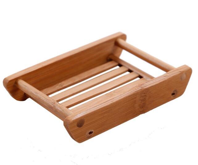 Bamboo Soap Dish | Natural Wooden Soap Holder for Bathroom Organization