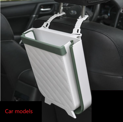Foldable Wall-Mounted Kitchen Bin | Space-Saving Waste Organizer