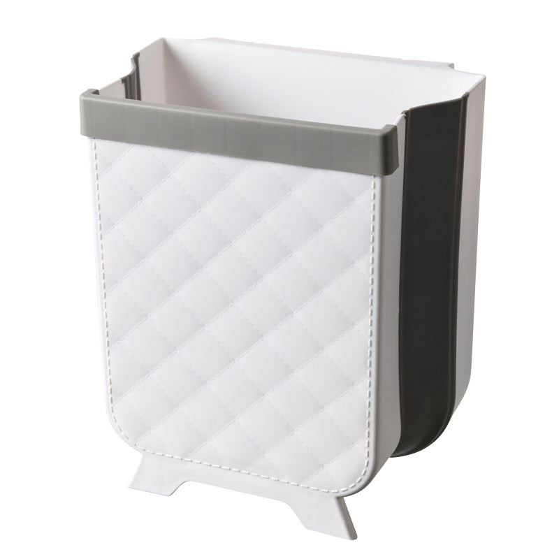 Foldable Wall-Mounted Kitchen Bin | Space-Saving Waste Organizer