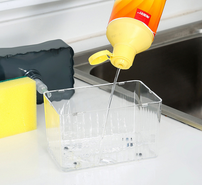 Automatic Soap Dispenser & Sponge Holder for Kitchen Sink